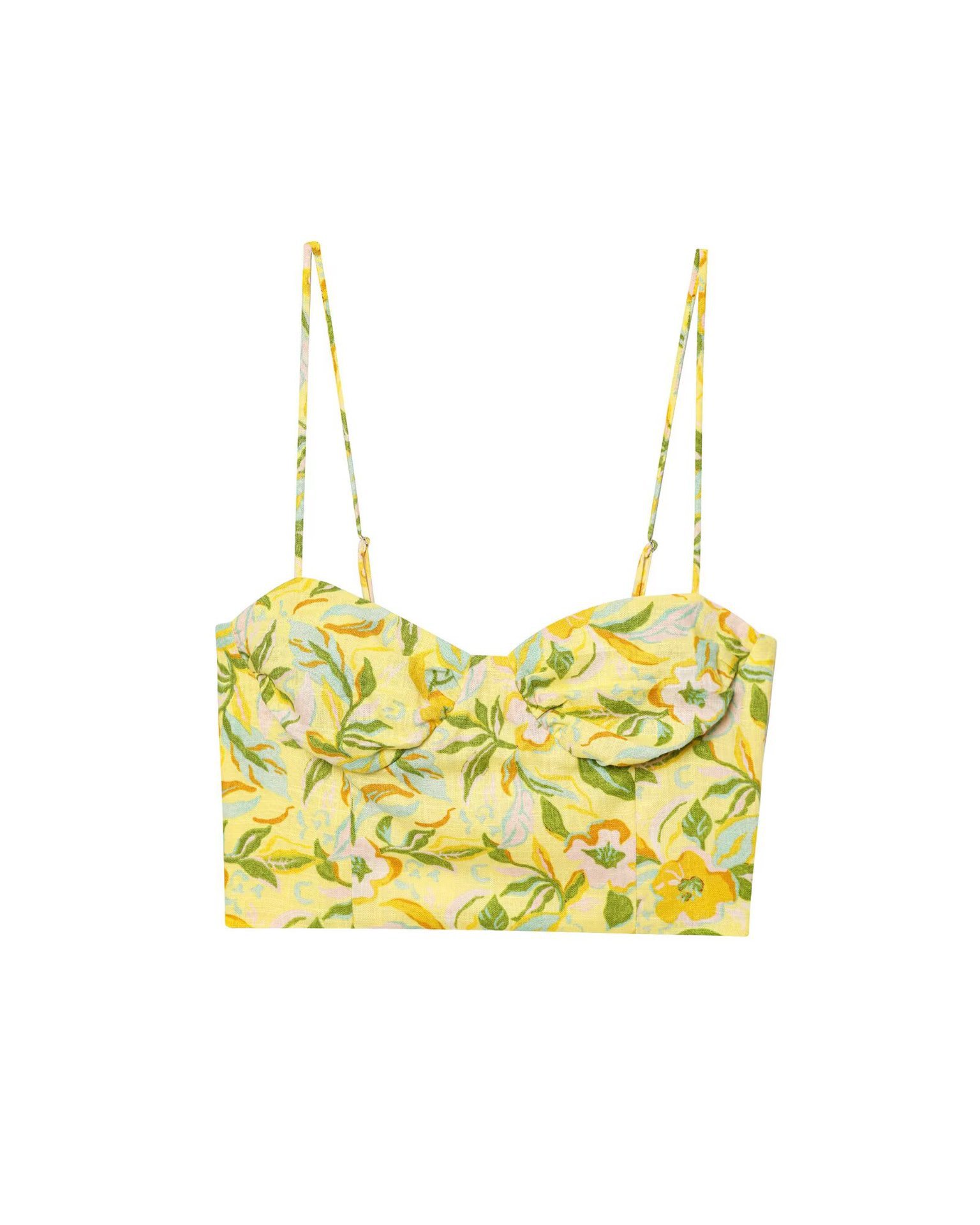 Women's Printed Cami Top and Midi Skirt Set