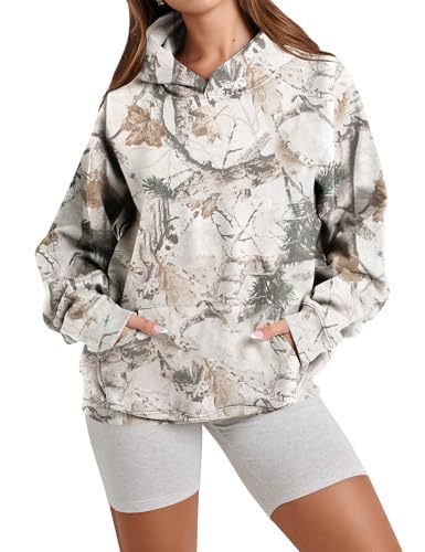 Women's Tree Leaf Leopard Print Hoodie