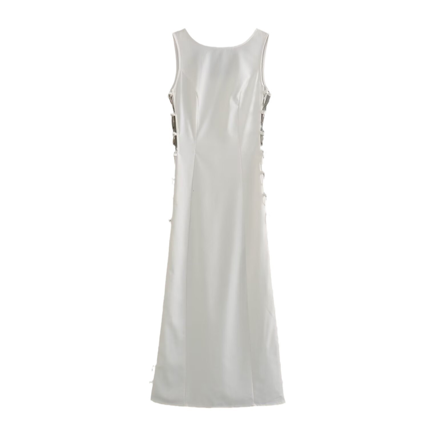Women's Bodycon Dress with Ring Accents