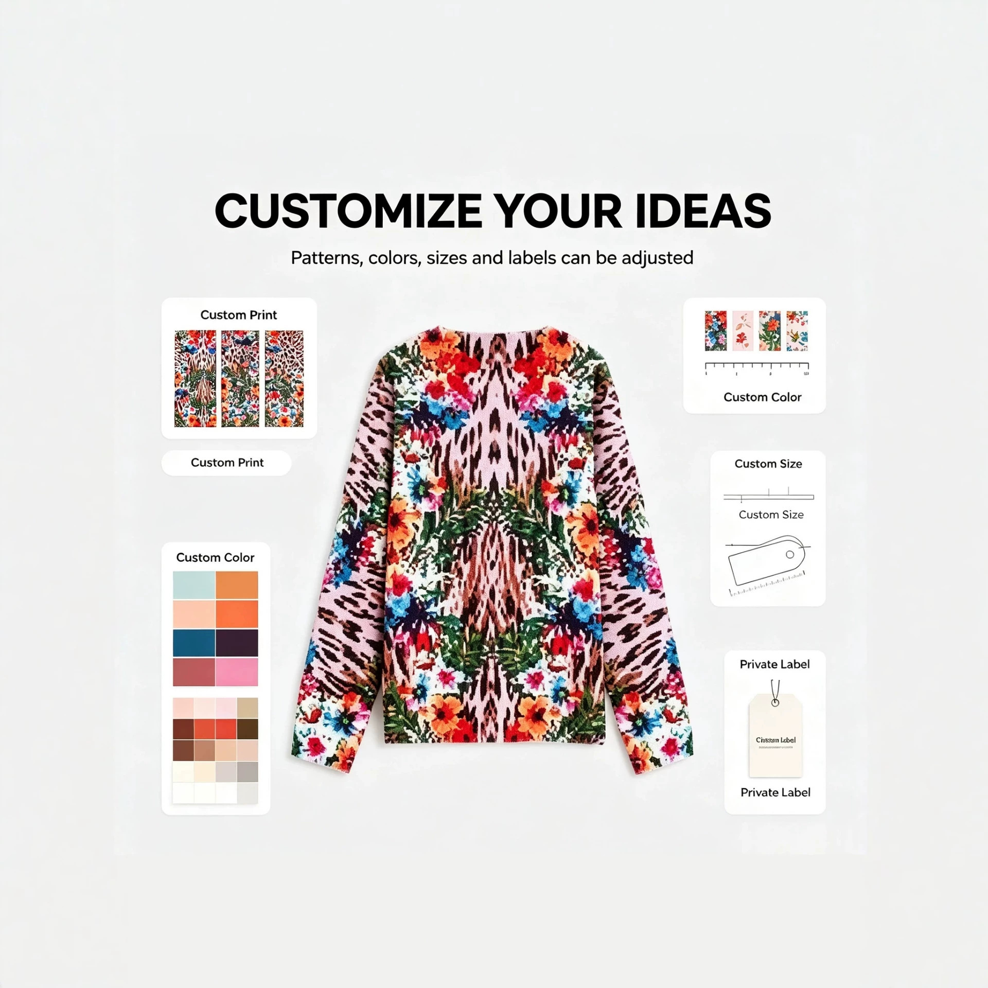 Women's Christmas 3D Print Crewneck Sweater