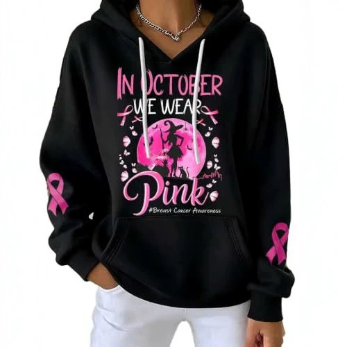 Women's Witch Letter Halloween Print Casual Sweatshirt