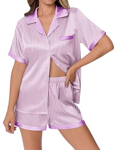 Cuban Collar Animal Print Short Sleeve Women's Set
