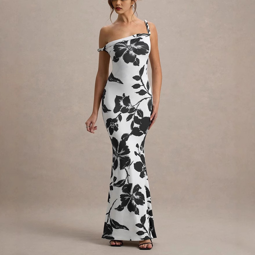 Leopard Print Knot Cutout Bodycon Cami Dress
