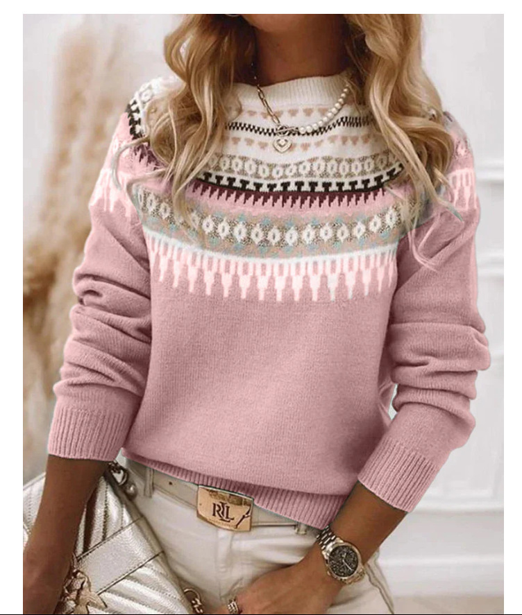 Women's Mystic Ancient Tribal Print Crewneck Sweatshirt