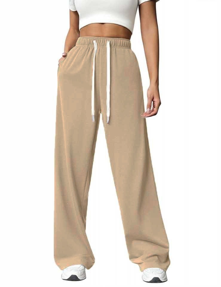Women's Loose Straight Wide-Leg Athletic Casual Pants