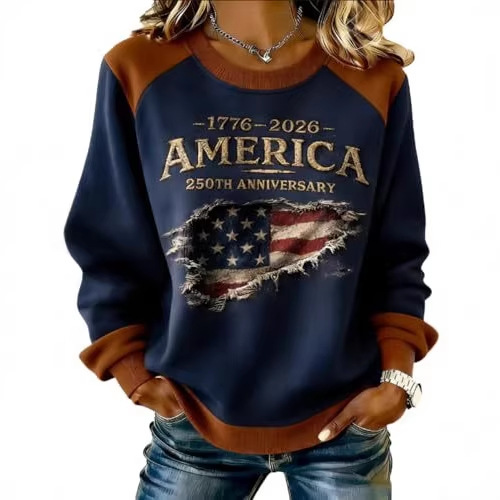 Women's 250th Anniversary Print Crewneck Sweatshirt