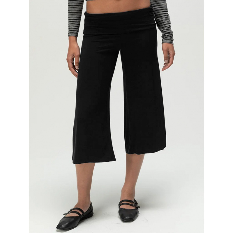 Women's Casual Capri Pants Loose Fit Polyester