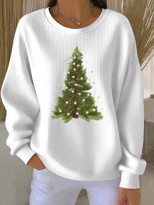 Christmas Pullover Women's Sweatshirt Oversized Crewneck