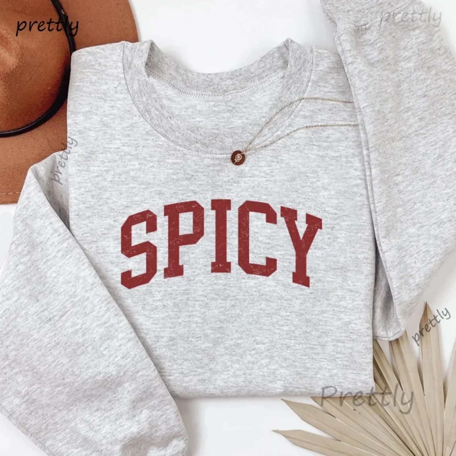 Women's Letter Print Crewneck Sweatshirt