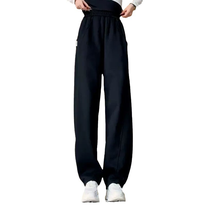 High-Waist Wide-Leg Banana Pants for Women Casual Loose Fit