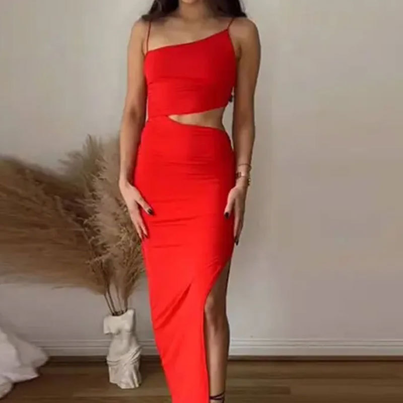 Pleated Open-Back Sleeveless Midi Dress