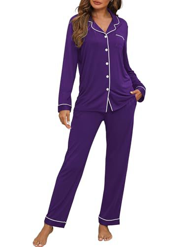 Women's Cuban Collar Polka Dot Print Long Sleeve Shirt Set