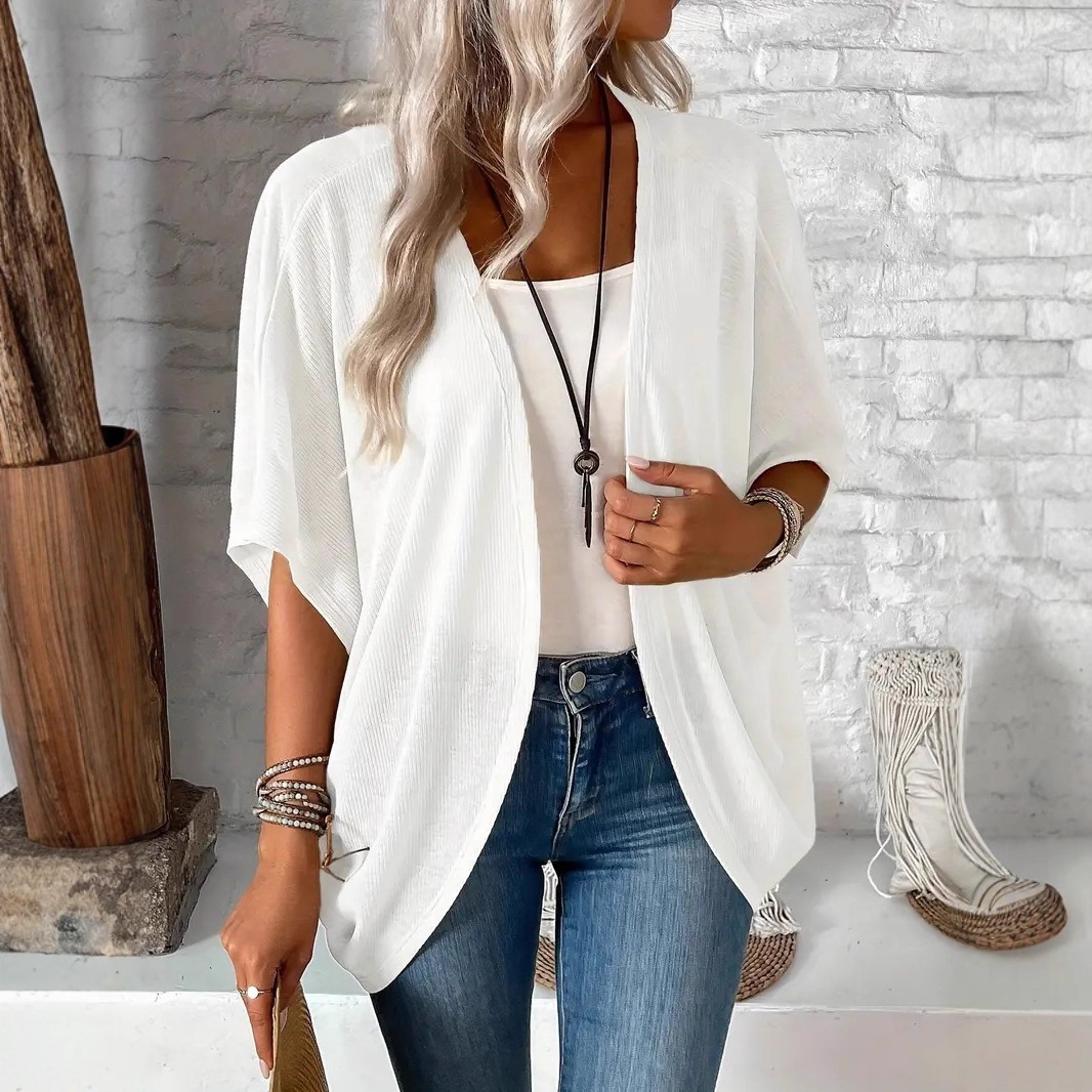 Women's Plus Size Knit Cardigan Long Sleeve Casual