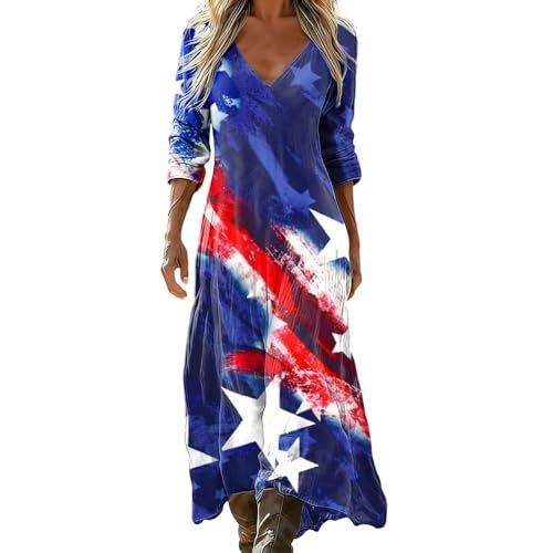 Women's Striped Floral Print Ruched Midi Dress