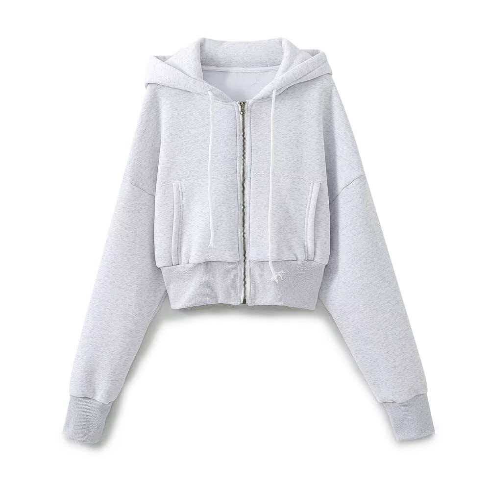Women's 3-Piece Hooded Sweatsuit Set with Tube Top and Pants