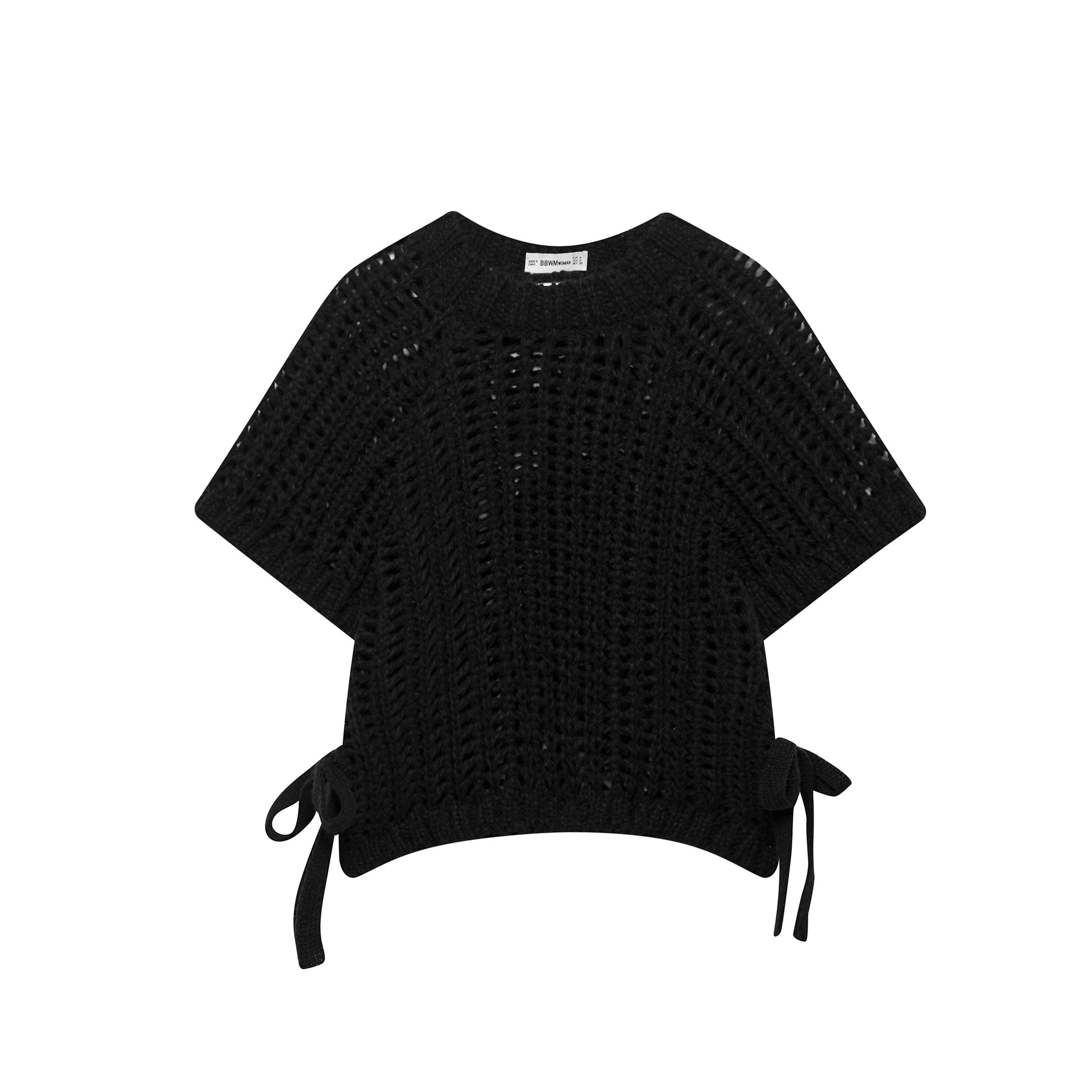 Women's Loose Pleated Short-Sleeve Knit Top