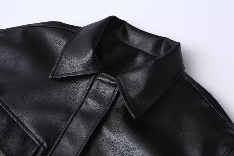 Women's Casual Zip-Up Jacket Slimming Loose Fit Solid Color