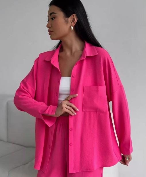 Women's Solid Color Cardigan and Wide-Leg Pants Set with Pockets