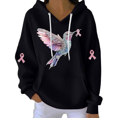 Women's Ribbon Wings Animal Print Hoodie