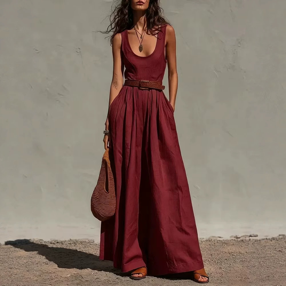 Women's Low-Cut Sleeveless Cami Top Bodysuit