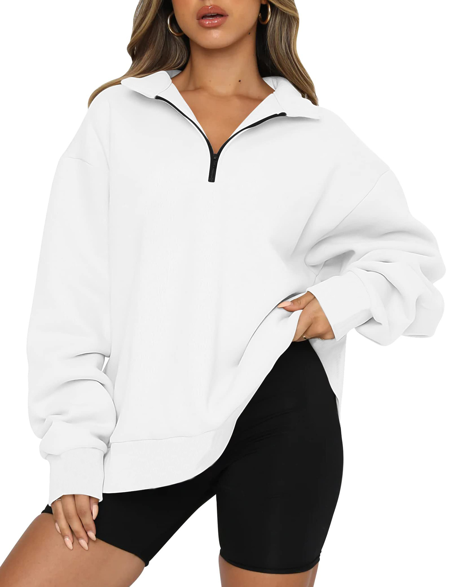 Women's Casual Long-Sleeve Pullover Sweatshirt