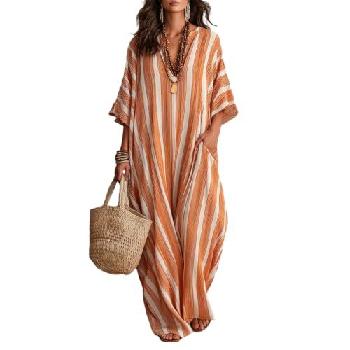 Women's Elegant Print Casual Dress with 3D Pattern, Deep V-Neck, Mid-Length, Polyester