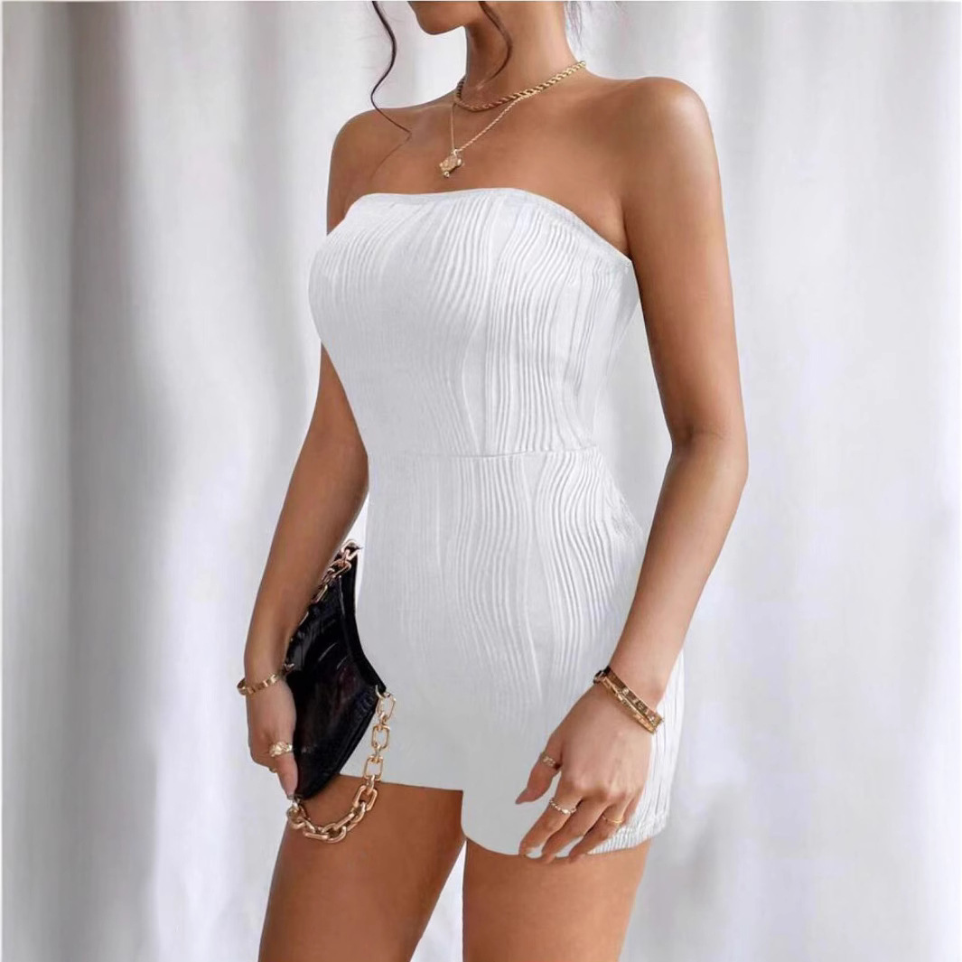 Solid Color Slim Fit Sleeveless Bodysuit