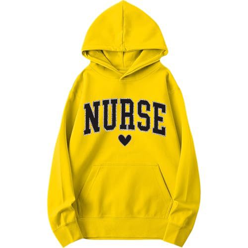 Women's Nurse Heart Print Casual Sweatshirt
