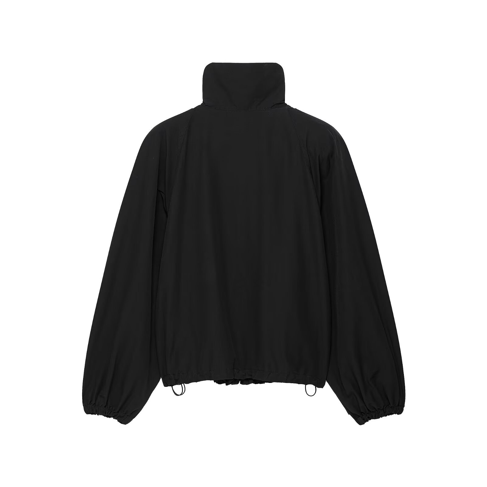 Women's Padded Shoulder Waist-Cinching Wide-Cut Coat