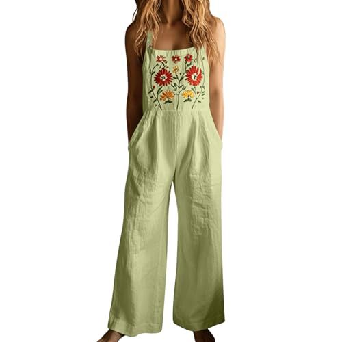 Women's Summer Sleeveless Floral 3D Print Farm Casual Dress