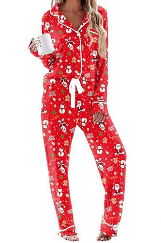 Women's Cuban Collar Star Floral Print Long Sleeve Shirt Set