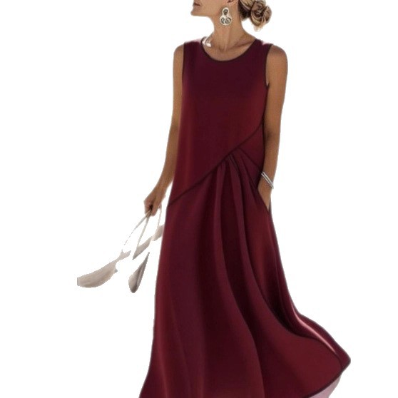Bohemian V-Neck Short Sleeve Long Dress