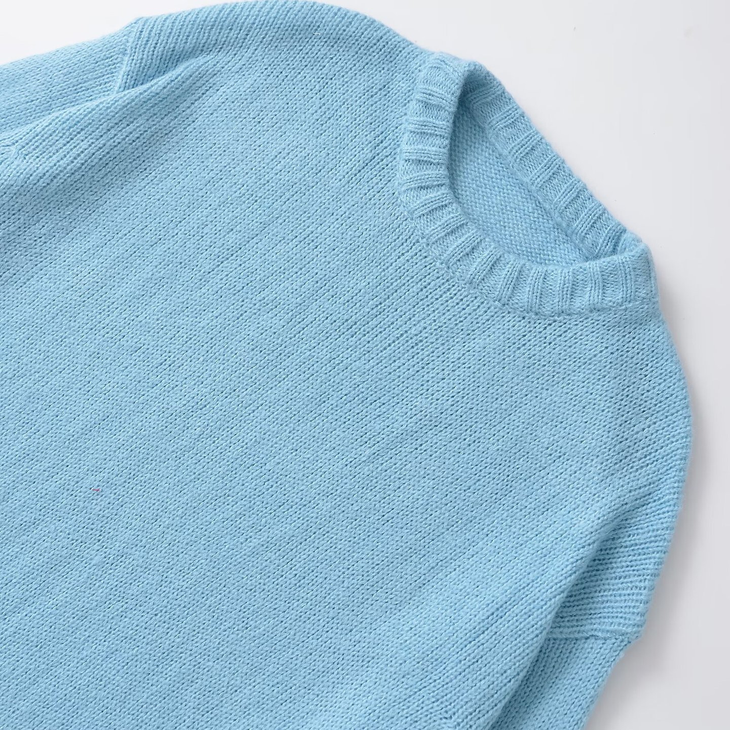 Women's Solid Crewneck Knit Sweater Pullover