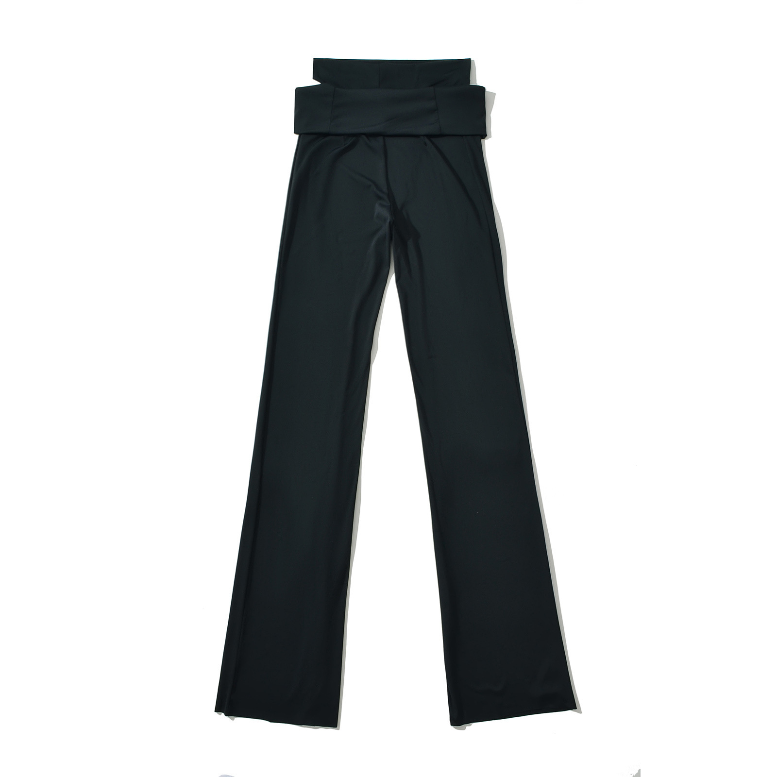 Women's High-Waist Cutout High-Stretch Slim Pants