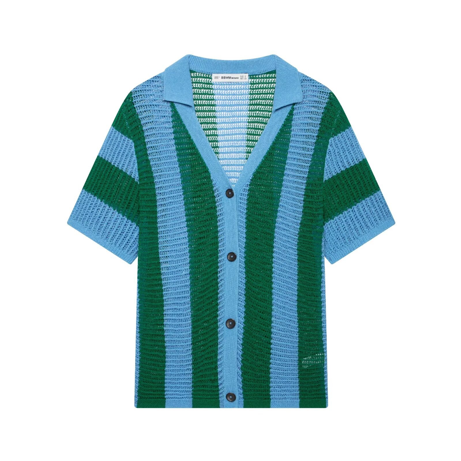 Striped Knit Shirt and Pants Set