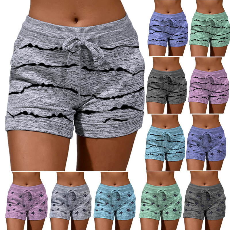 Women's Quick-Dry Yoga Shorts High Stretch Slimming Workout Shorts