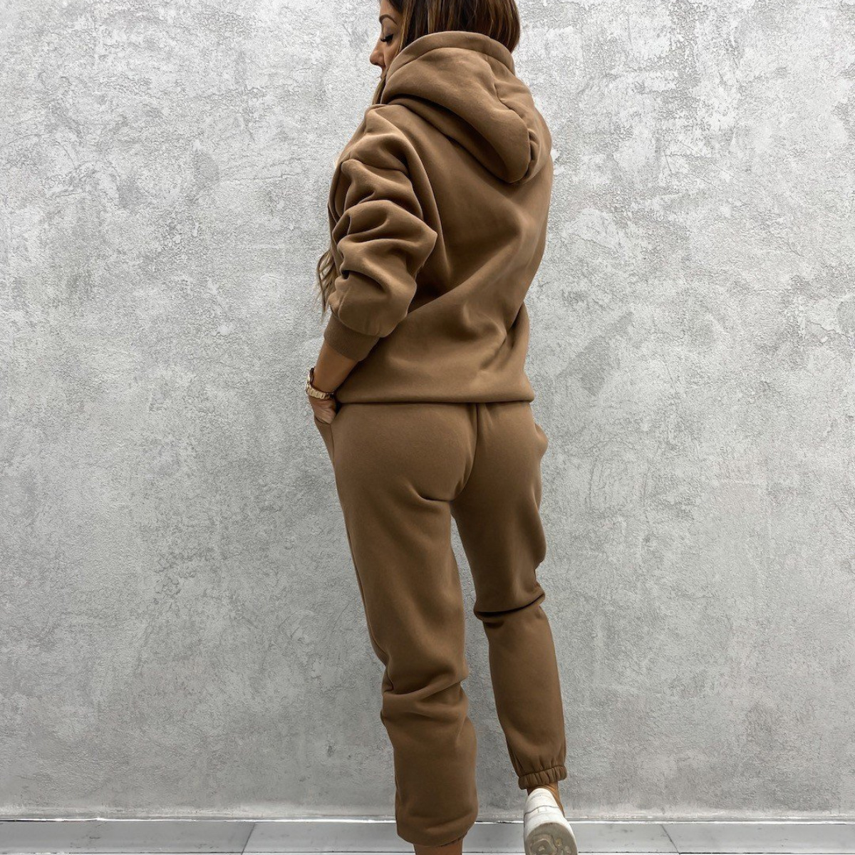 Women's Casual Hooded Sweatshirt and Pants Set