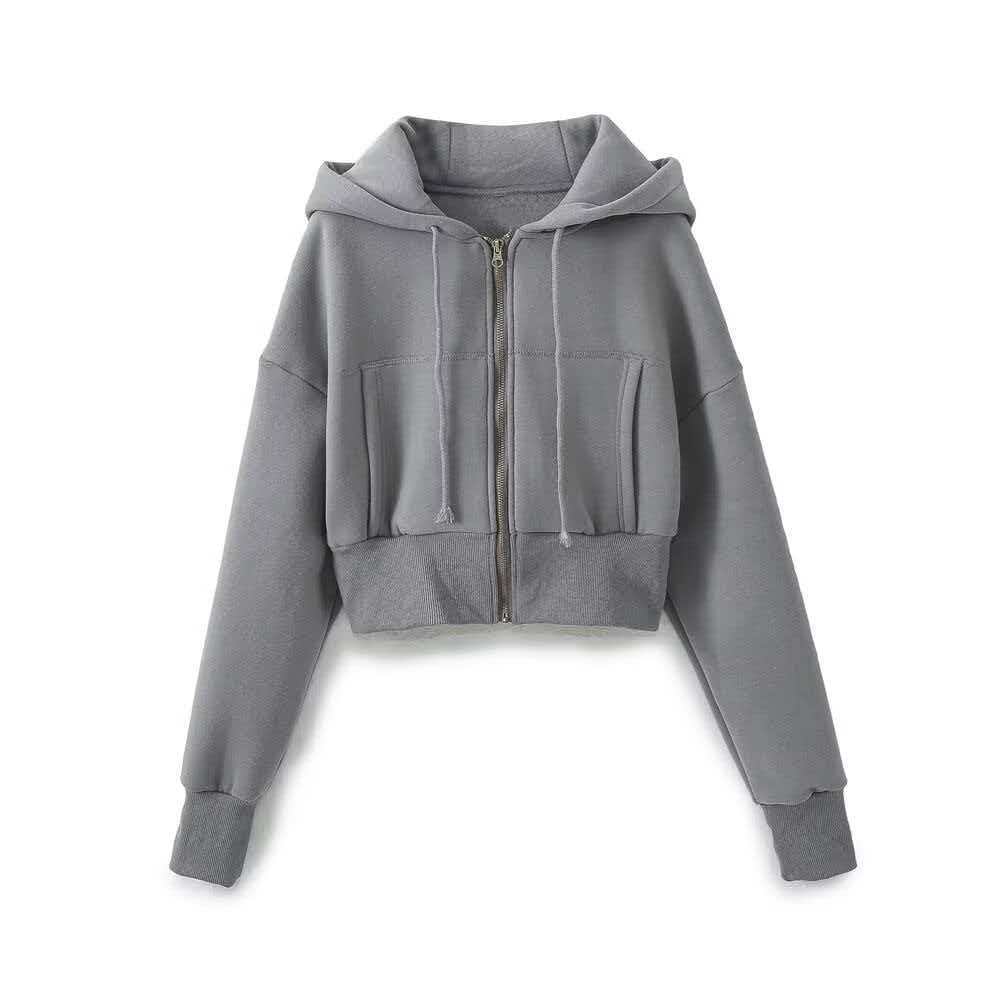 Women's 3-Piece Hooded Sweatsuit Set with Tube Top and Pants