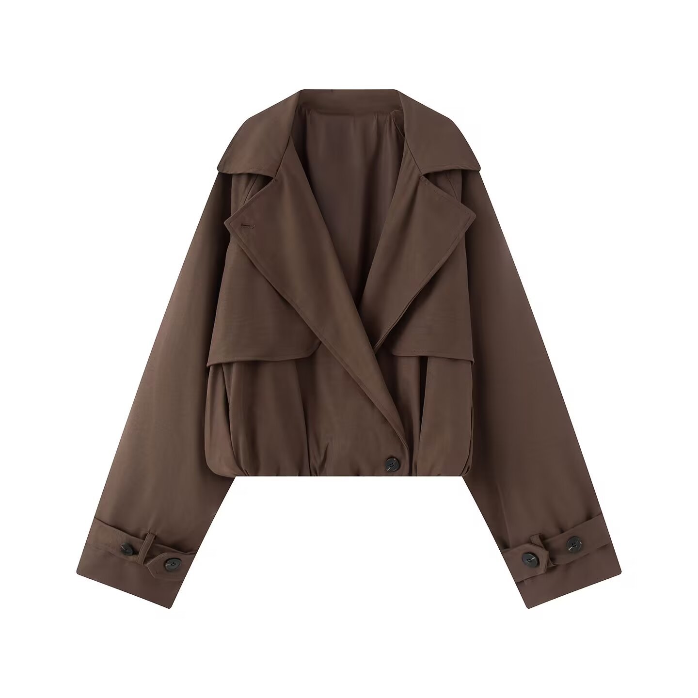 Women's Chic Color-Block Blazer Jacket