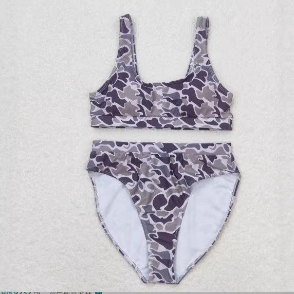 Digital Print Cami Crop Top and Shorts Set