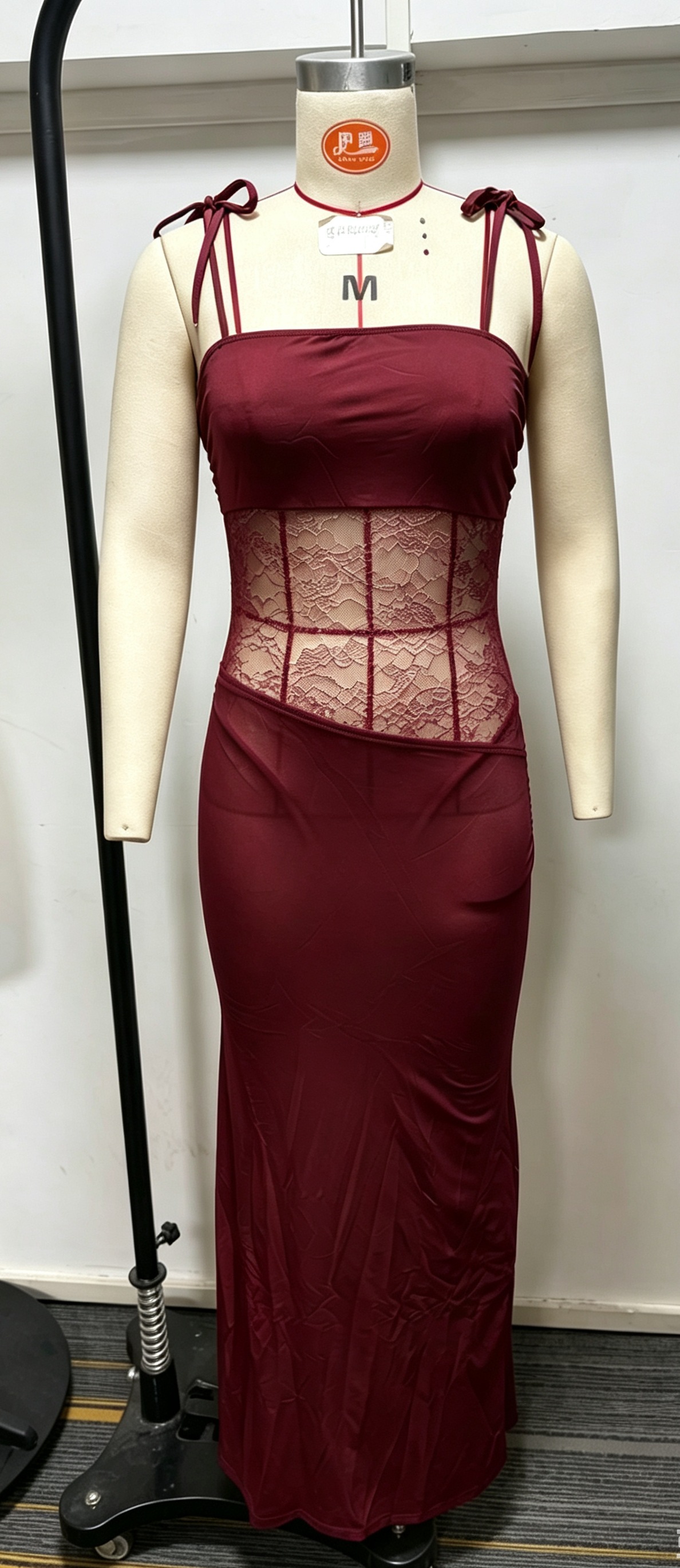 Women's Sexy Sleeveless Crop Top and Midi Skirt Set