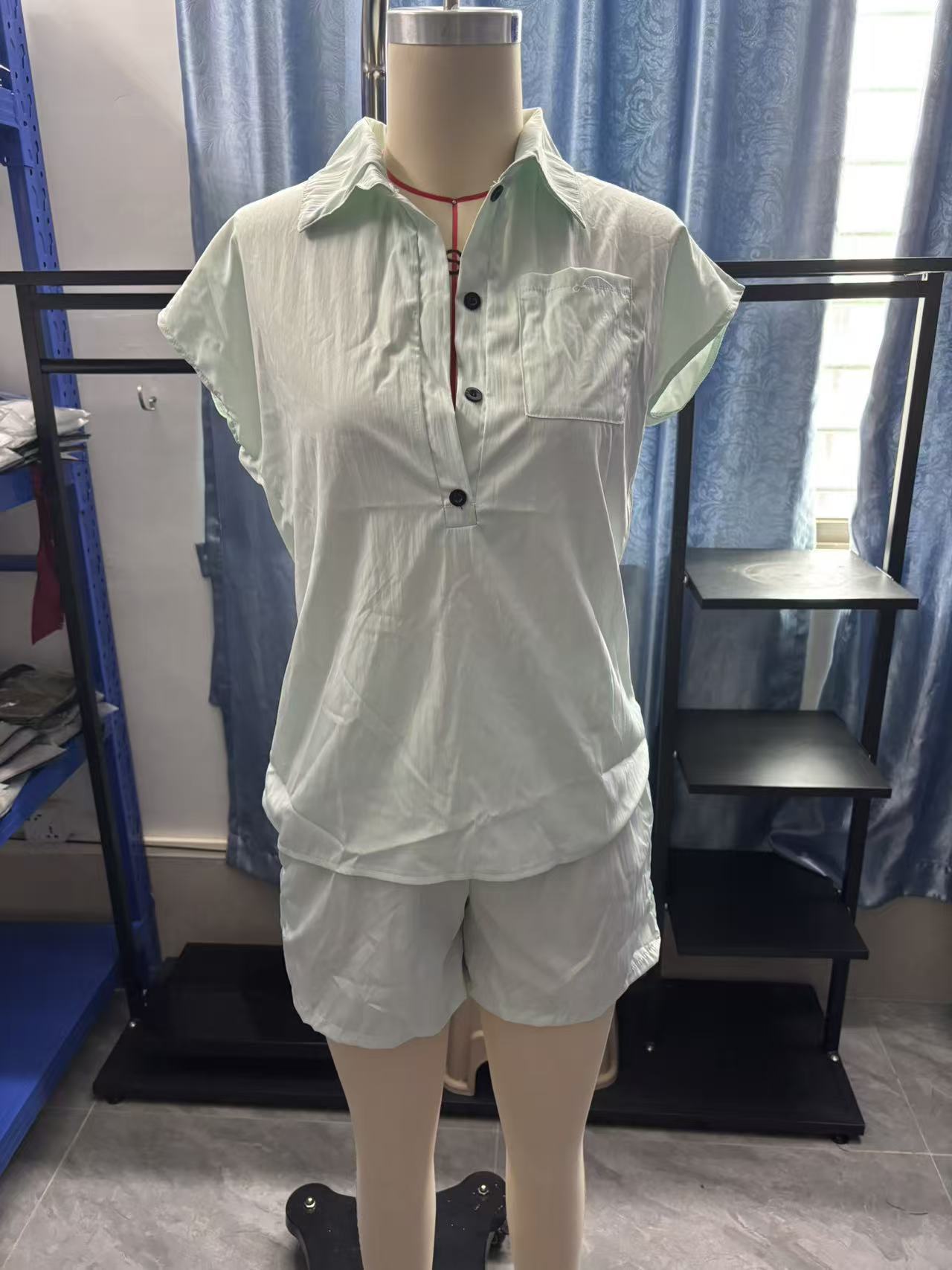 Women's Sleeveless Cropped Casual Two-Piece Set