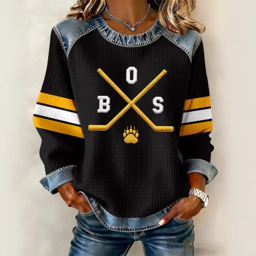 Women's Animal Lion Tiger Print Crewneck Sweatshirt