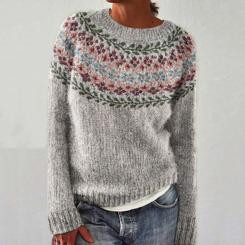 Women's Mystic Ancient Tribal Print Crewneck Sweatshirt