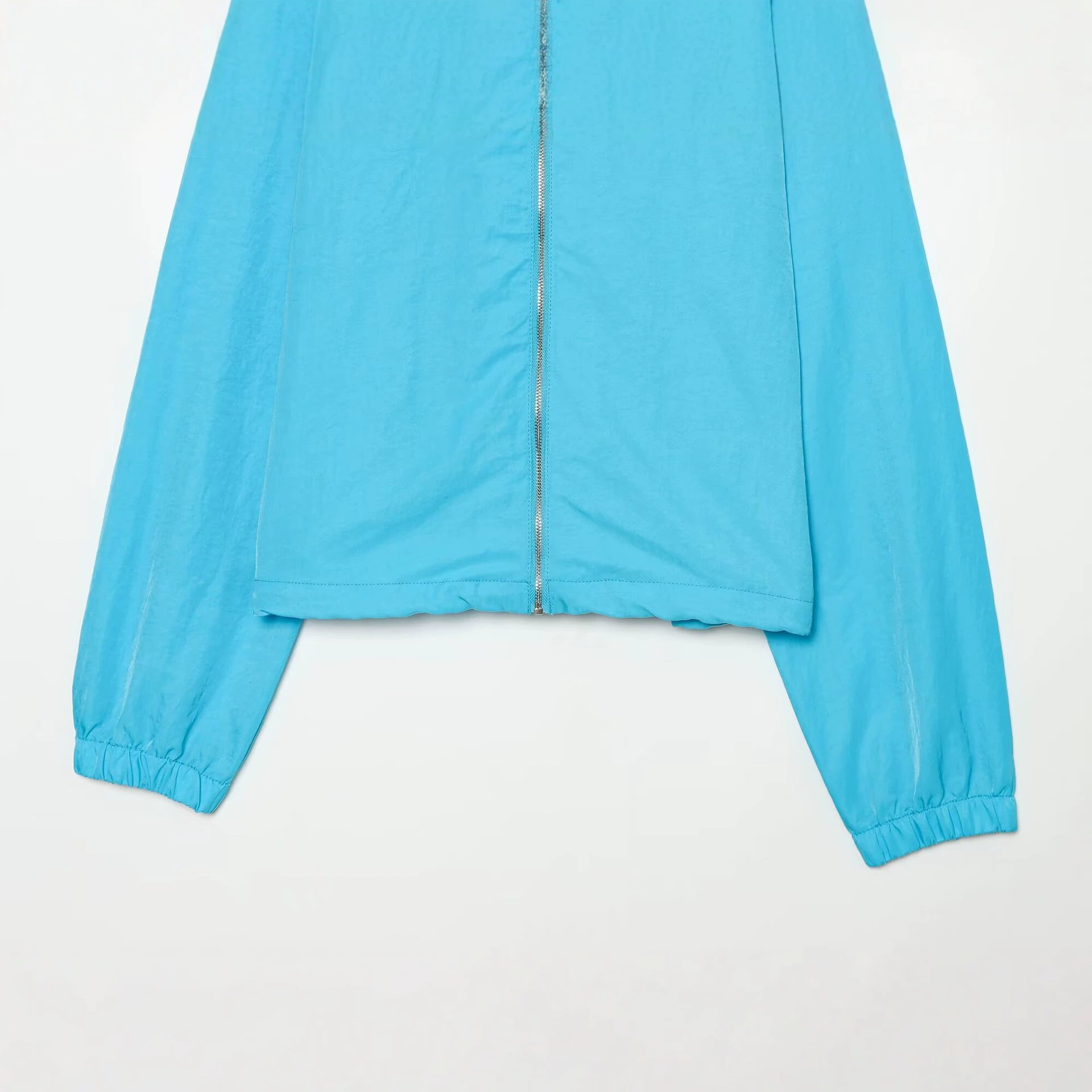 Women's Stand Collar Solid Color Casual Jacket
