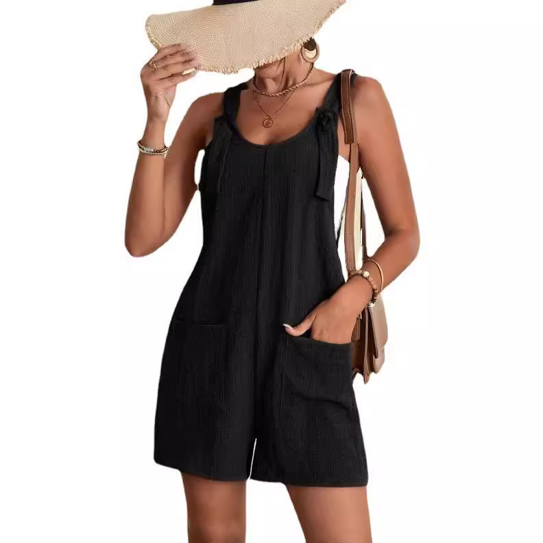 Women's Sleeveless Cami Romper with Shorts