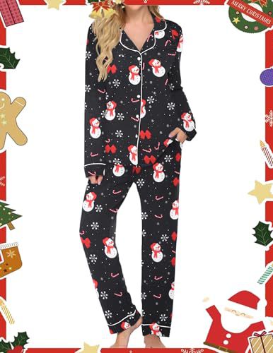 Women's Cuban Collar Star Floral Print Long Sleeve Shirt Set