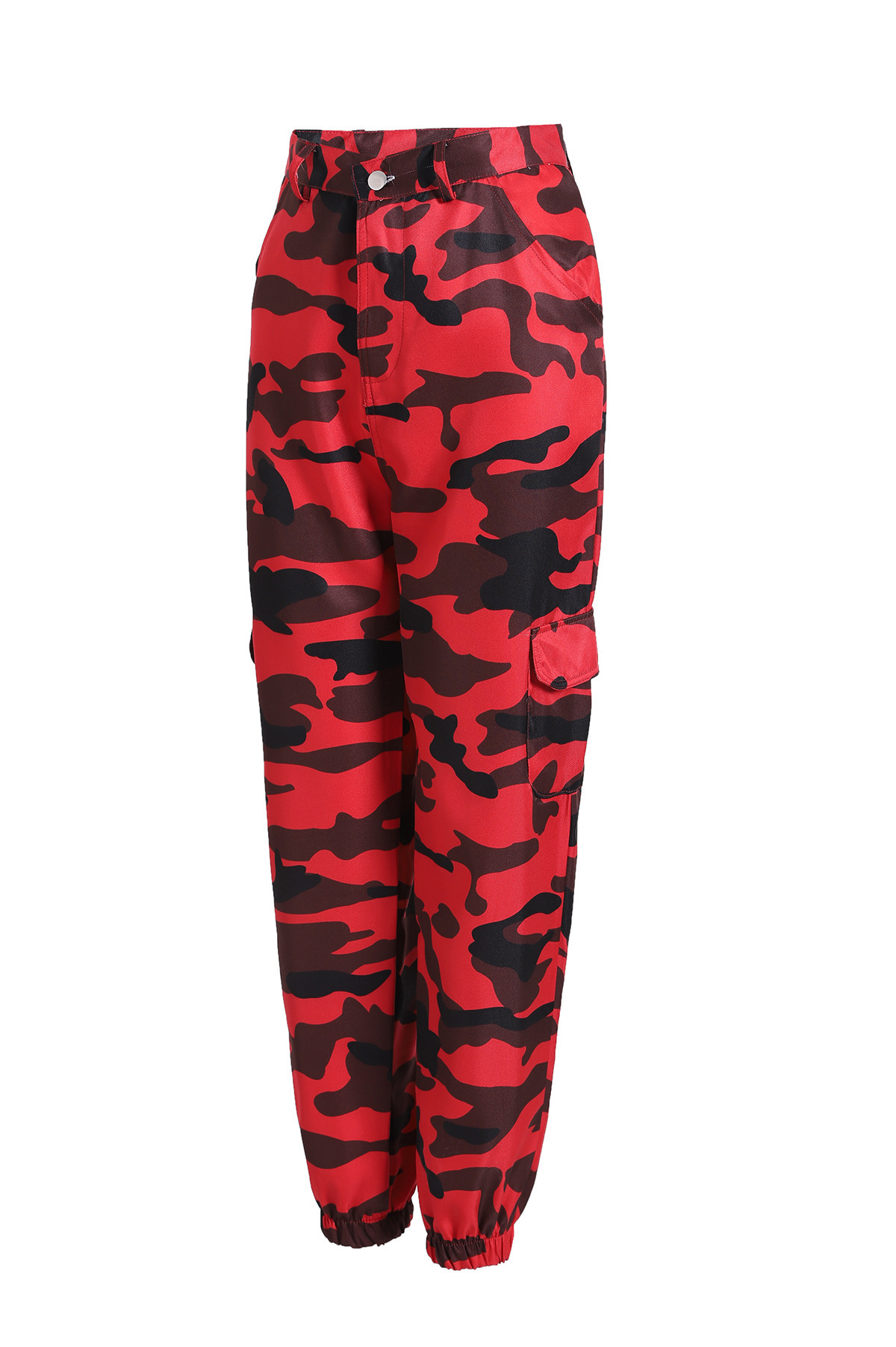 Camouflage Cargo Denim Harem Pants