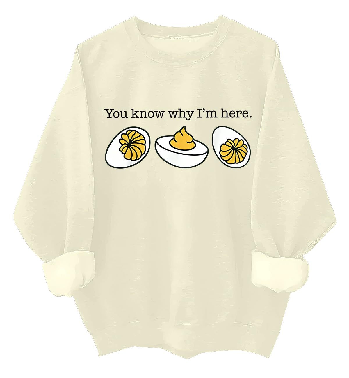 Women's Letter Print Crewneck Sweatshirt