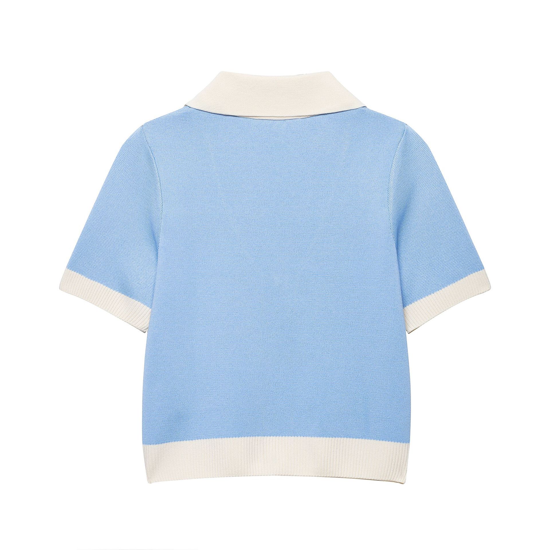 Women's Short Sleeve Knit Cardigan and Mini Skirt Set